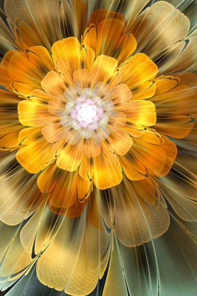 Abstract Flower Wallpaper