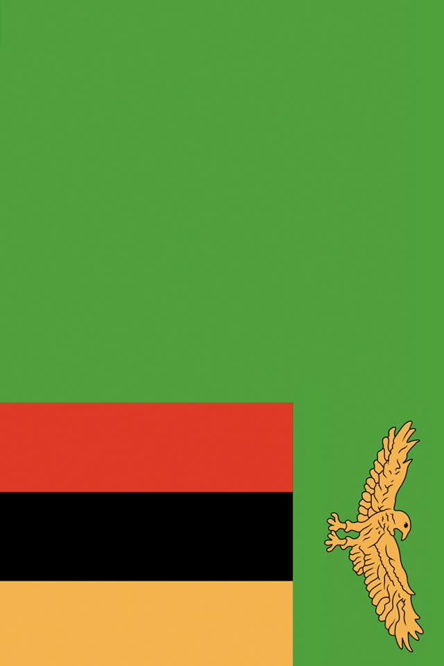 Zambia Flag Wallpaper