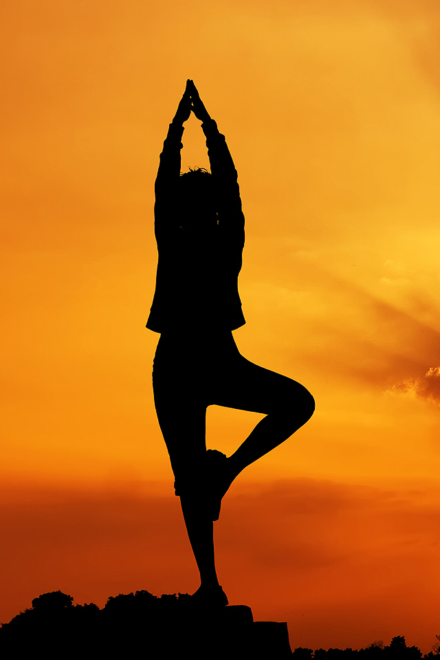 Yoga Pose Wallpaper