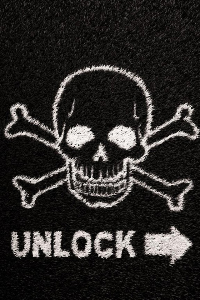 Unlock Skull Wallpaper