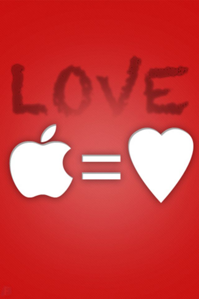 Apple Love Wallpaper