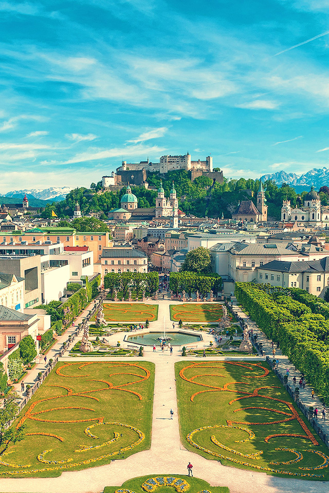 Austria Mirabell Palace Wallpaper