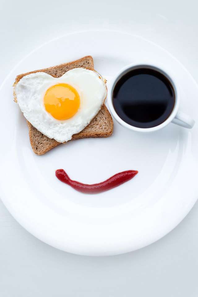 Breakfast Smile Wallpaper