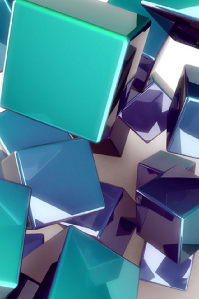 3D Cubes Wallpaper