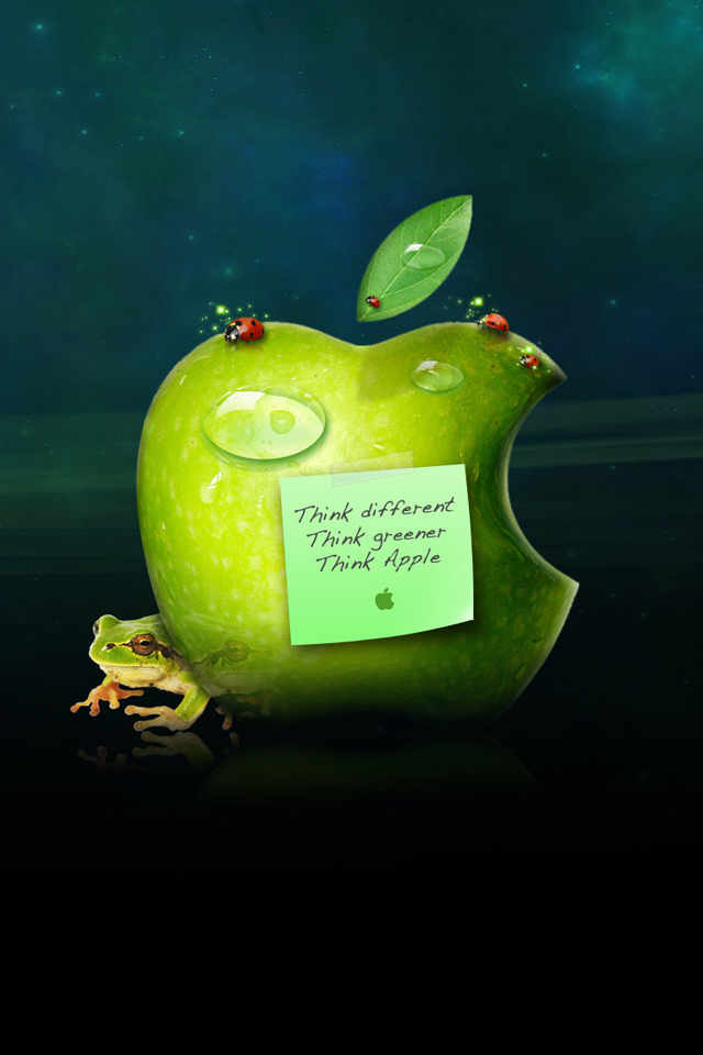 Greeny Apple Wallpaper