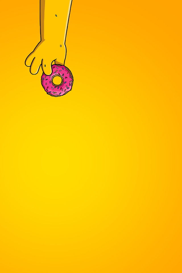 Homer Donut Wallpaper