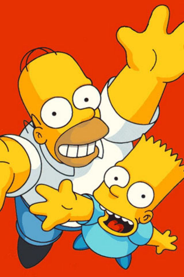 Homer and Bart Wallpaper