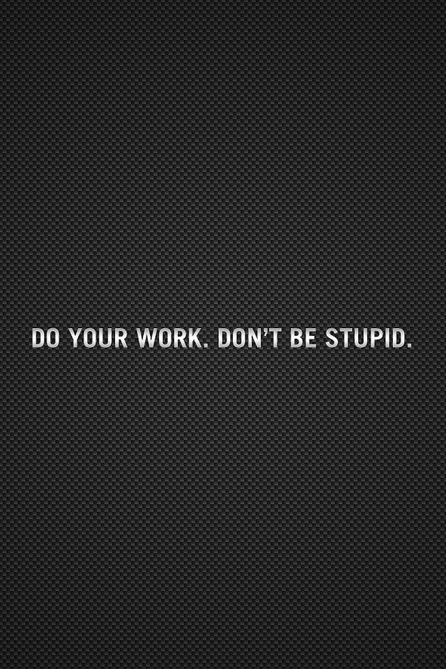 Do Your Work Quote Wallpaper