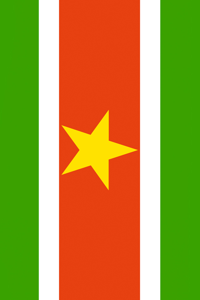 Suriname Flag Wallpaper