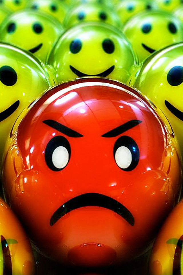 Angry Face Wallpaper