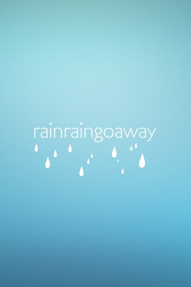 Rain Go Away Wallpaper