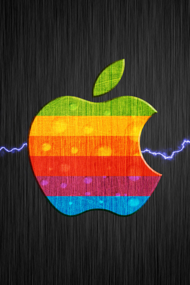 Apple Lines Wallpaper