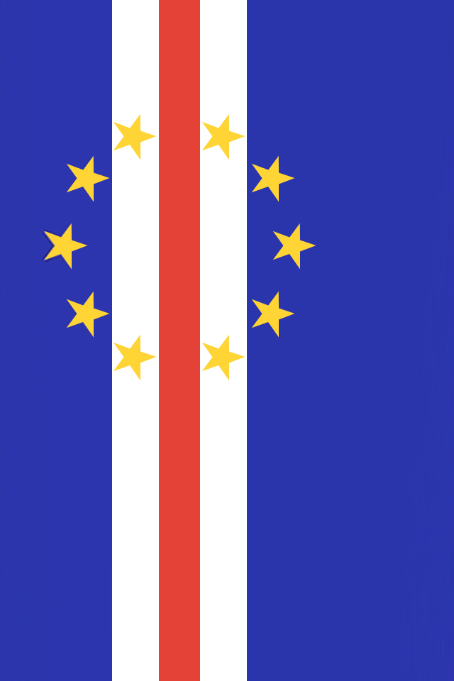 Cape Verde Flag Wallpaper