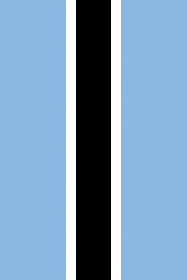 Botswana Flag Wallpaper