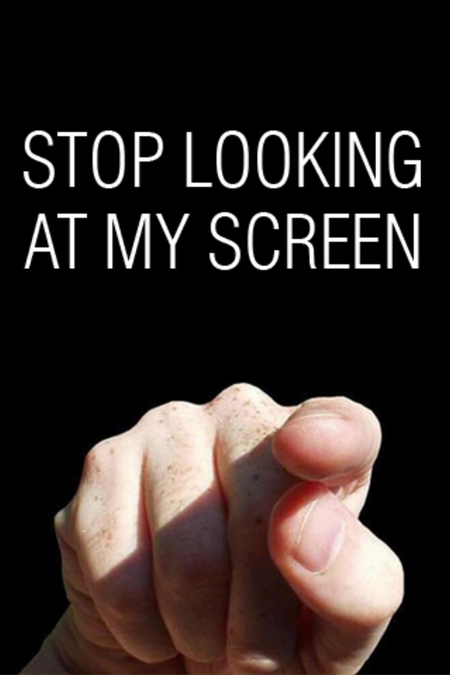 Screen Stare Wallpaper