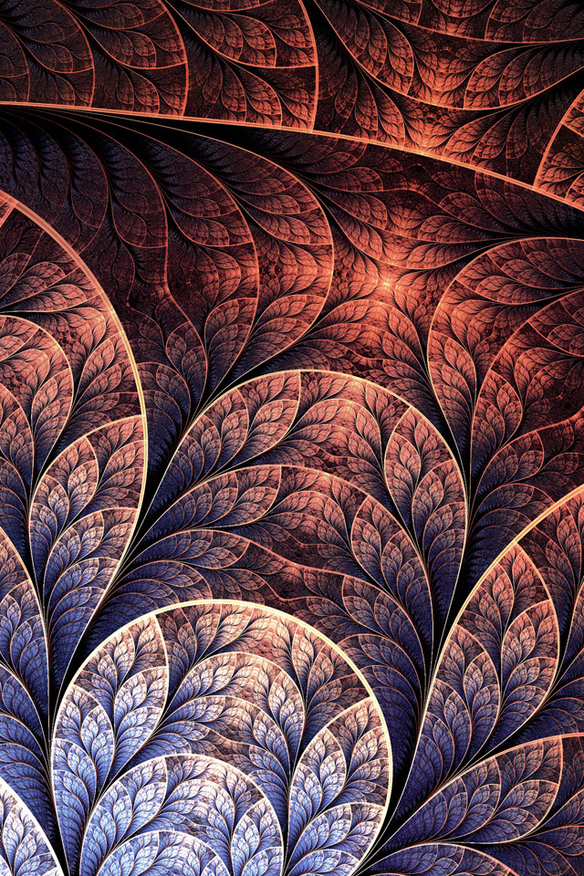 Abstract Leaf Wallpaper
