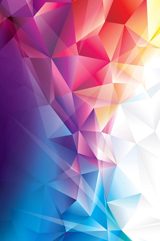Colorful Polygons Wallpaper