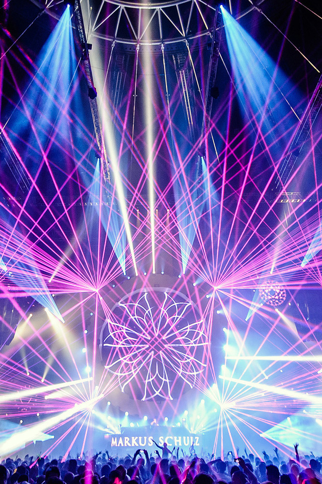 EDM Laser Wallpaper