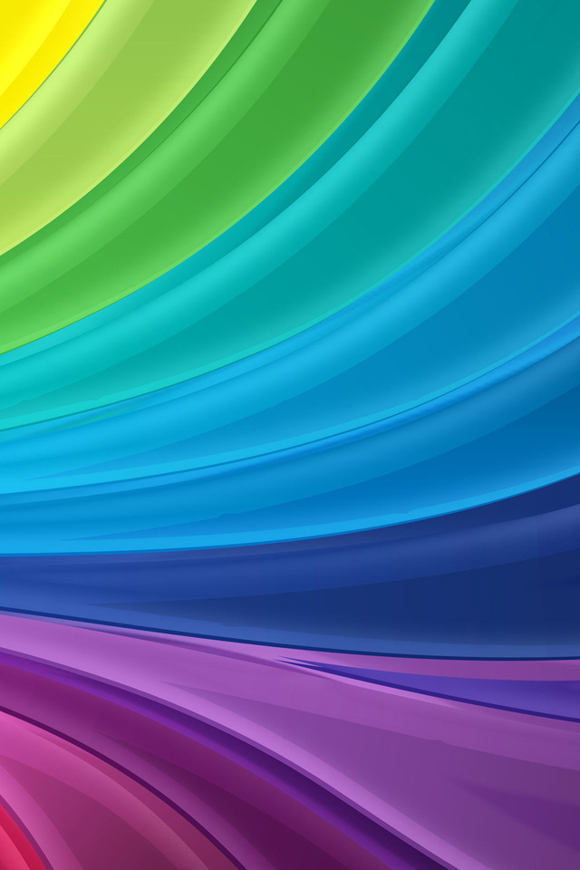 Colors Curl Wallpaper