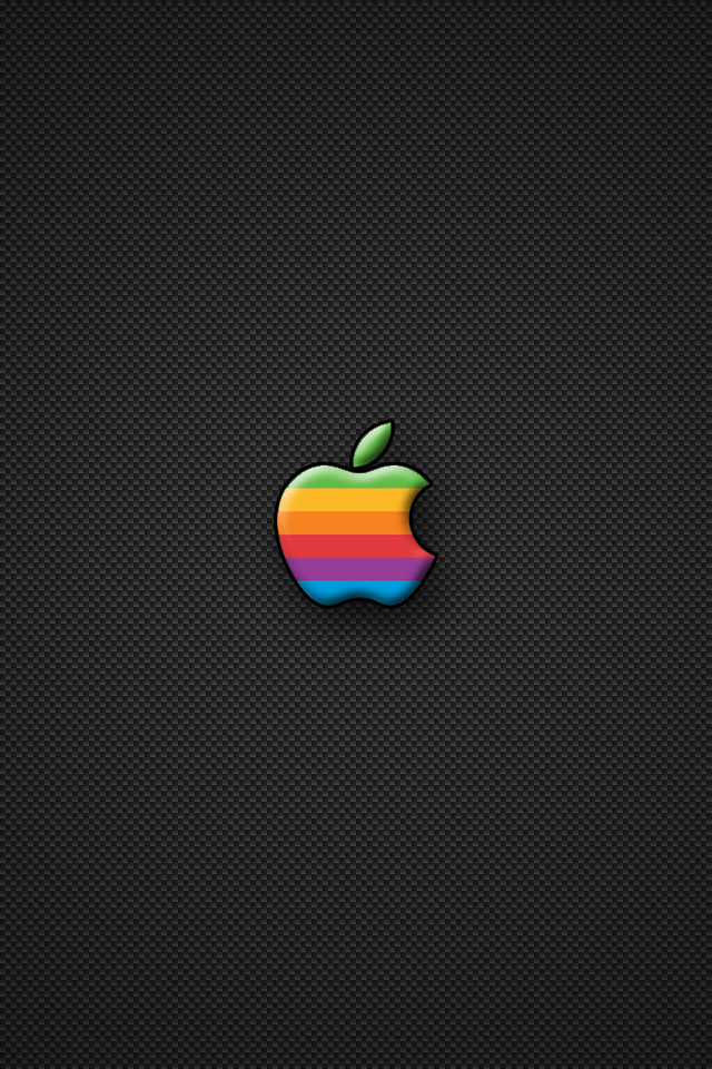 Rainbow Apple Wallpaper