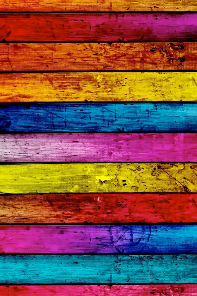 Colorful Hardwood Wallpaper