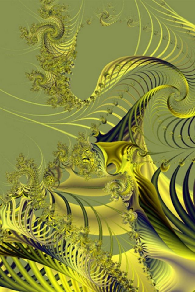 Golden Web Wallpaper