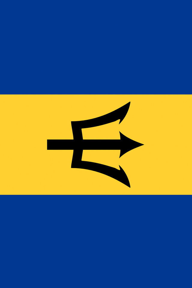Barbados Flag Wallpaper