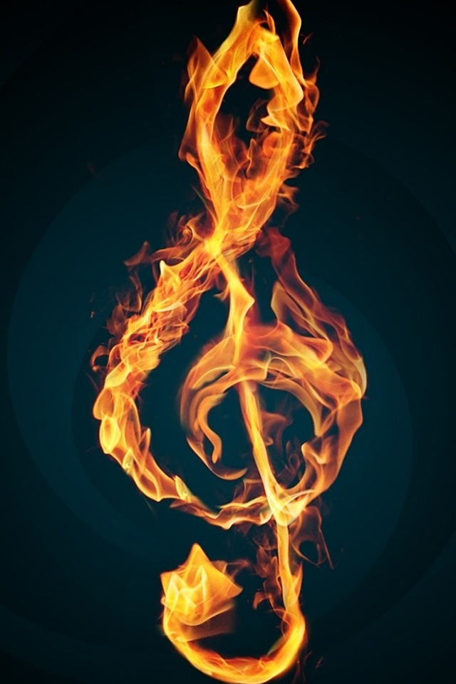 Notes on Fire Wallpaper