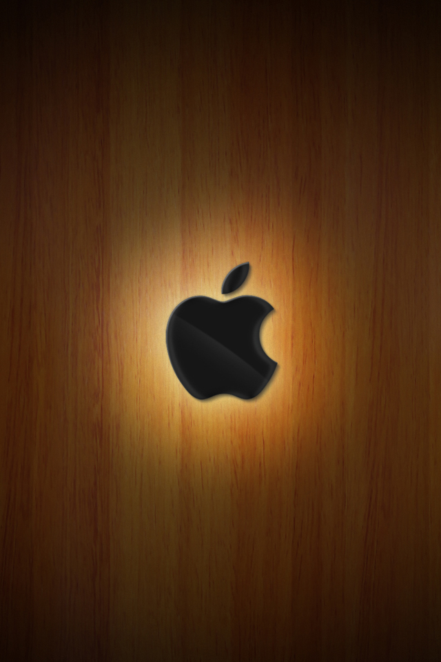 Woody Glowing Apple Wallpaper