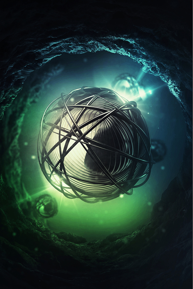 Green Nucleus Wallpaper