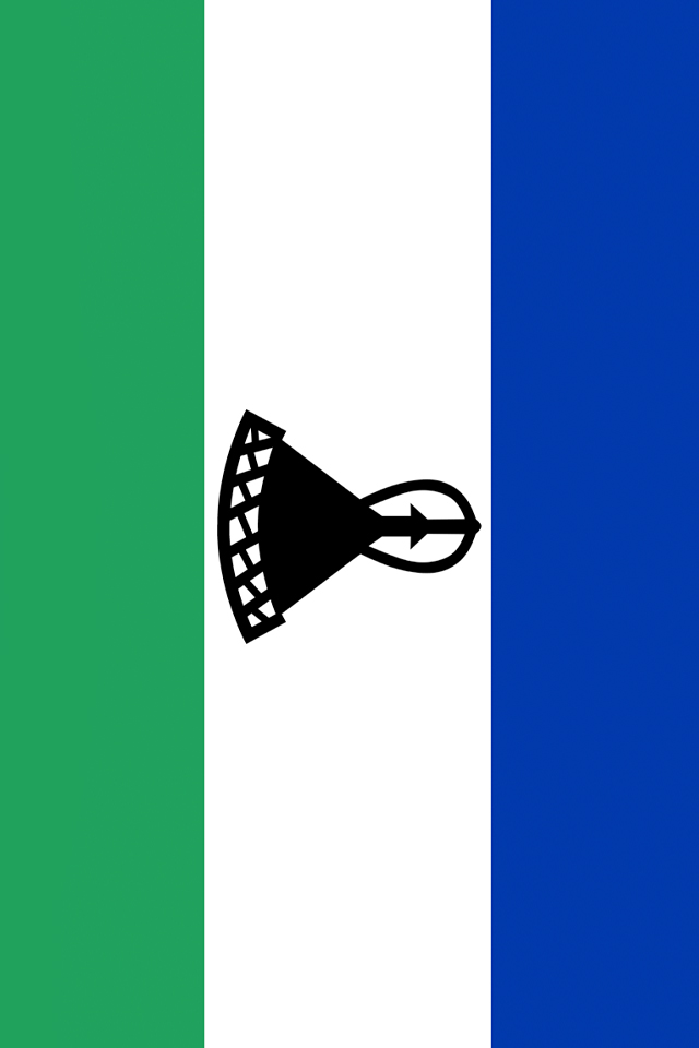 Lesotho Flag Wallpaper