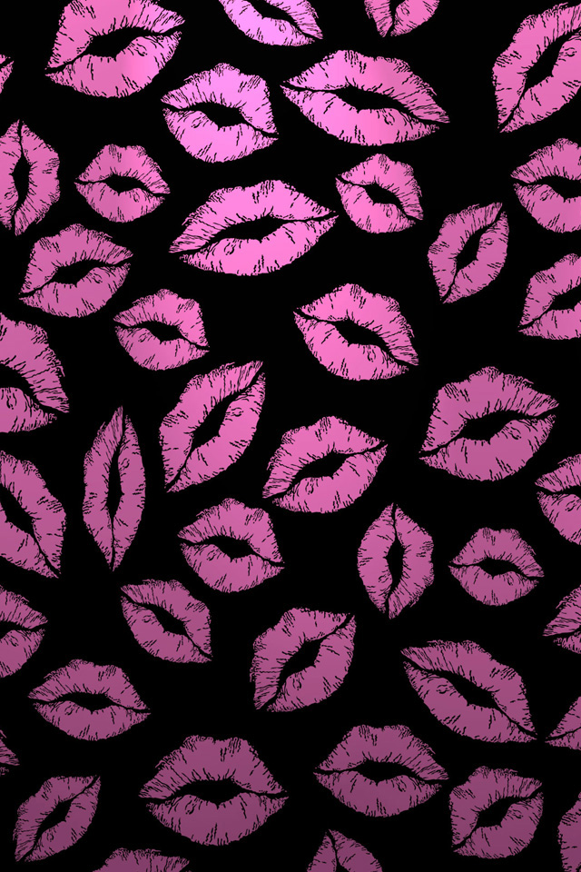 Kiss Marks Wallpaper