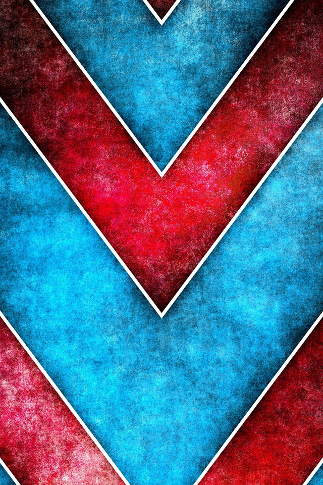 Blue and Red Wallpaper