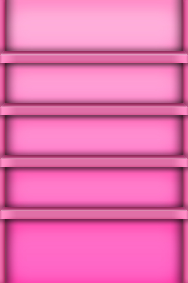 Pink Shelf Wallpaper