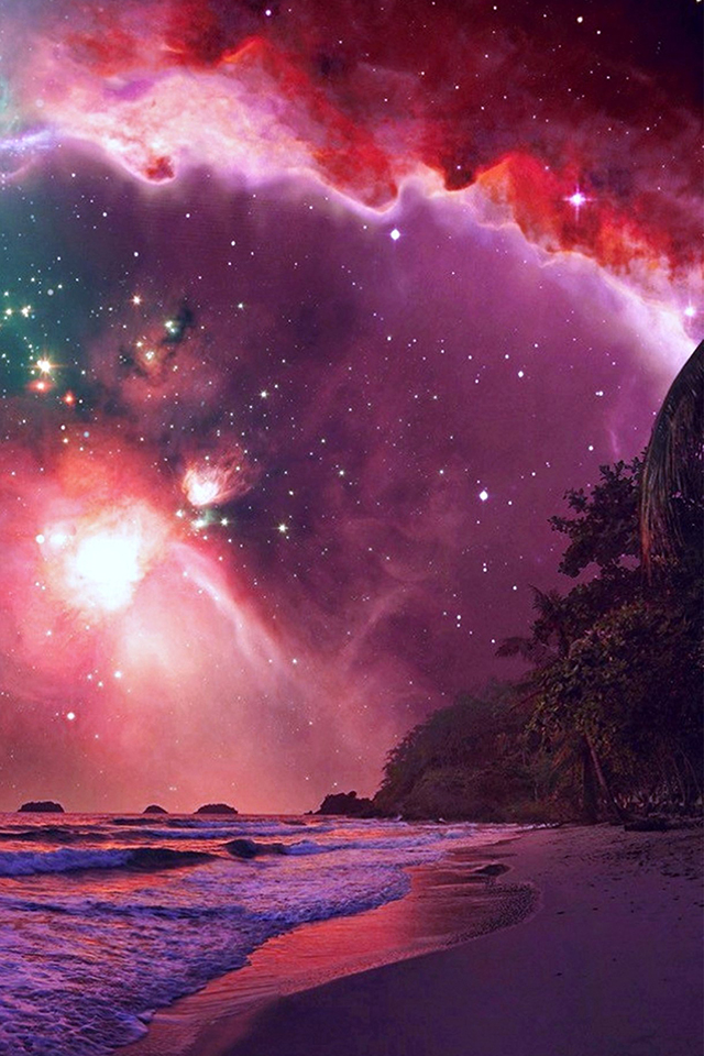 Space Surf Wallpaper
