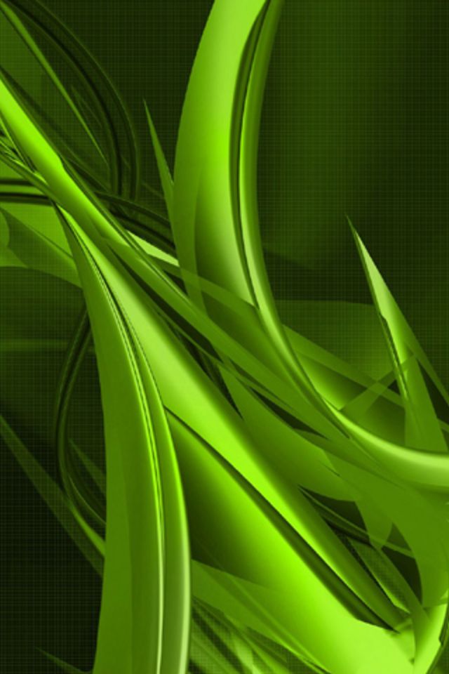 Green Swirl Wallpaper