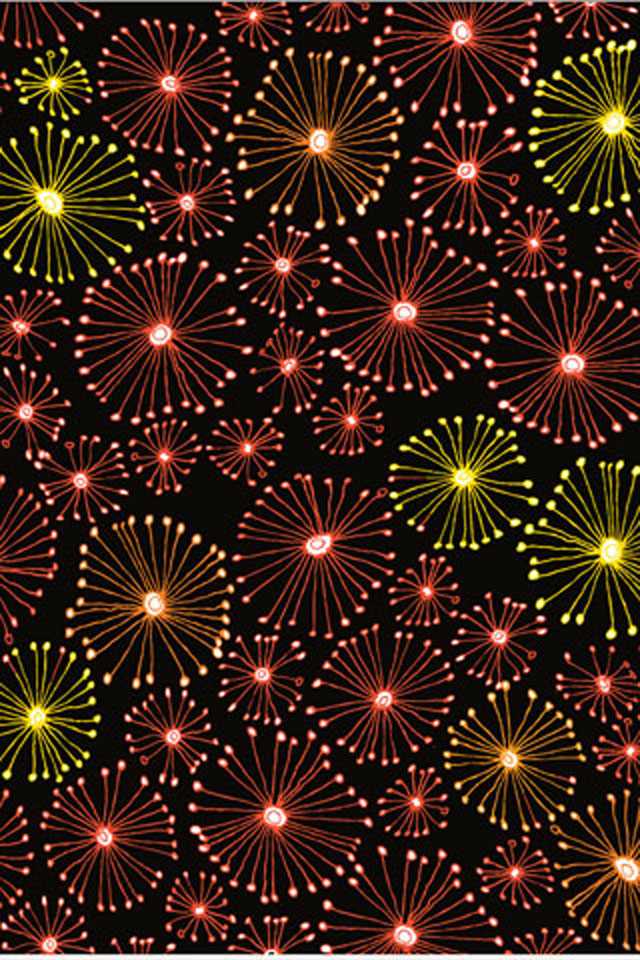 Fireworks Pattern Wallpaper