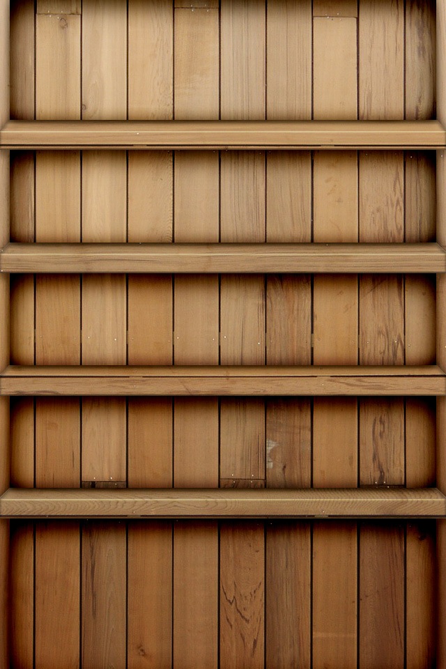 Wood Shelf Wallpaper