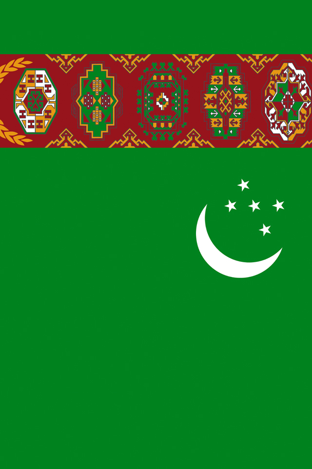 Turkmenistan Flag Wallpaper