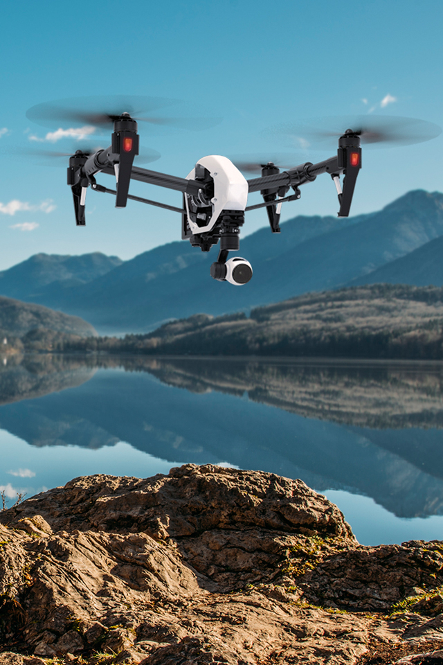 DJI Inspire Lake Wallpaper