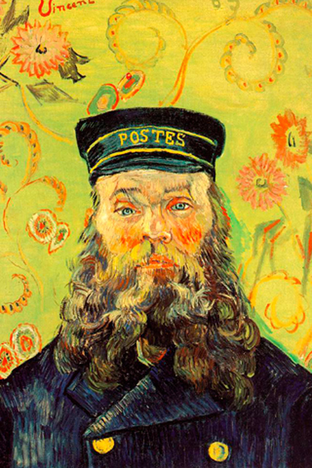 Portrait of Joseph Roulin Wallpaper