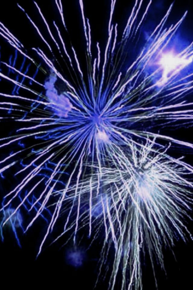 Abstract Fireworks Wallpaper