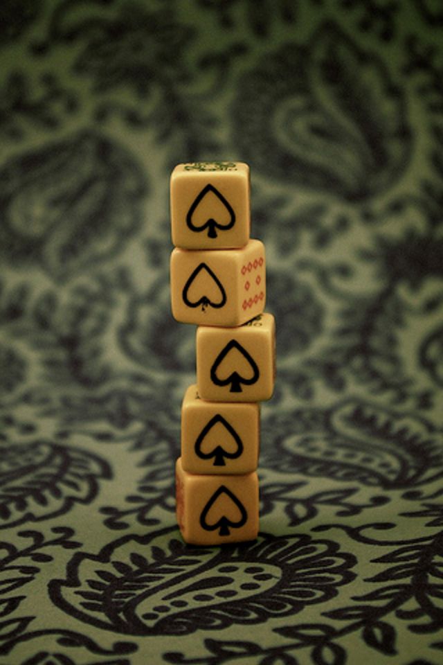 Stack of Dice Wallpaper