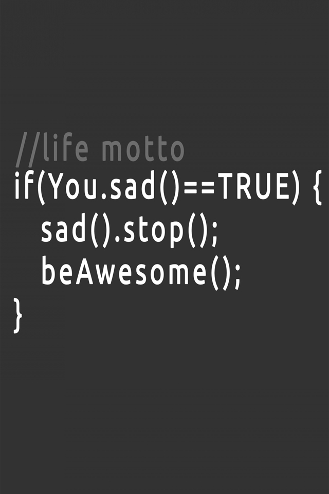 Code Motto Wallpaper