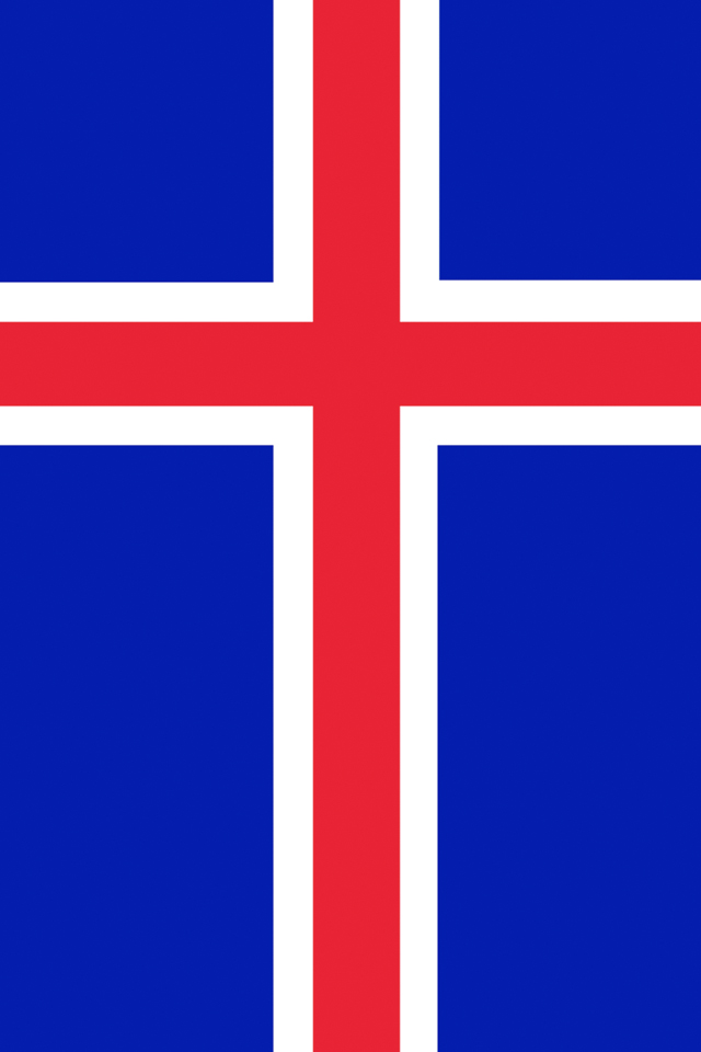 Iceland Flag Wallpaper