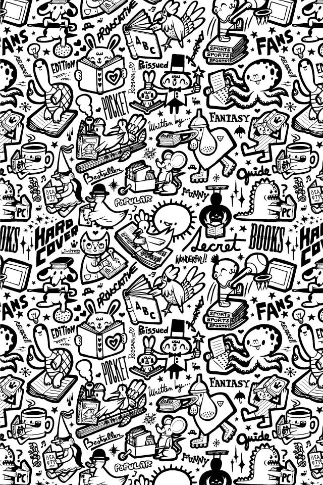 BW Pattern Wallpaper