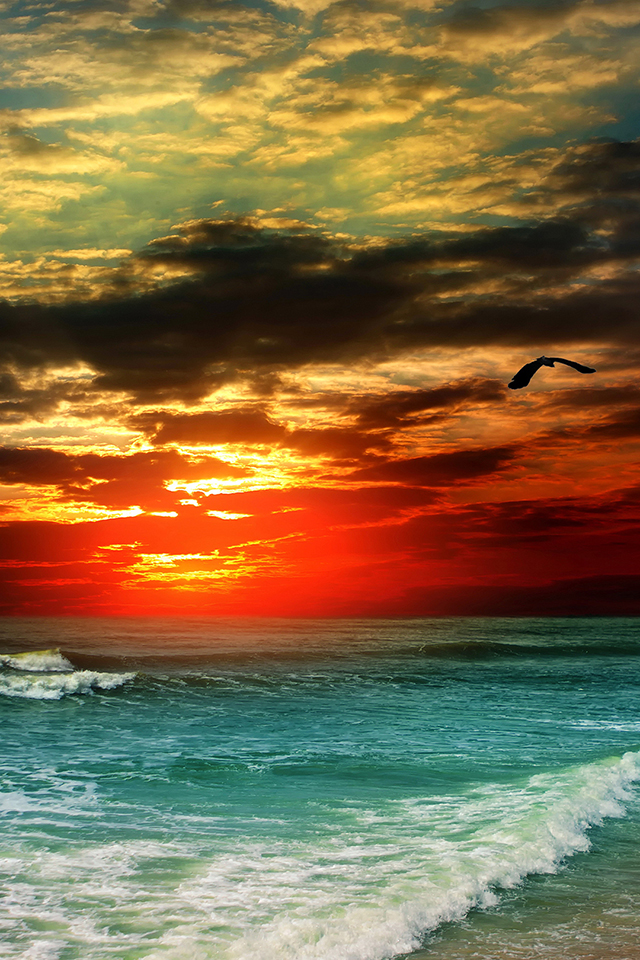 HDR Sunset Wallpaper