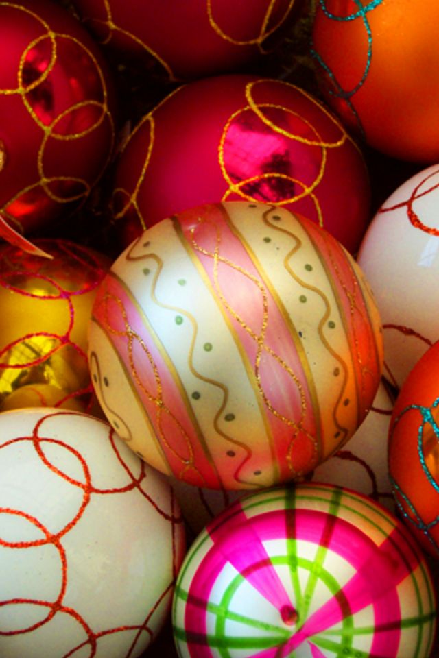 Christmas Ball Ornament Wallpaper