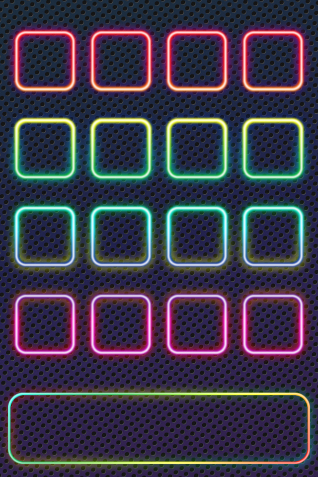 Neon Shelf Wallpaper