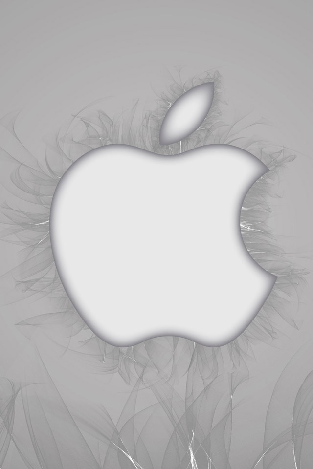 Apple Gray Wallpaper